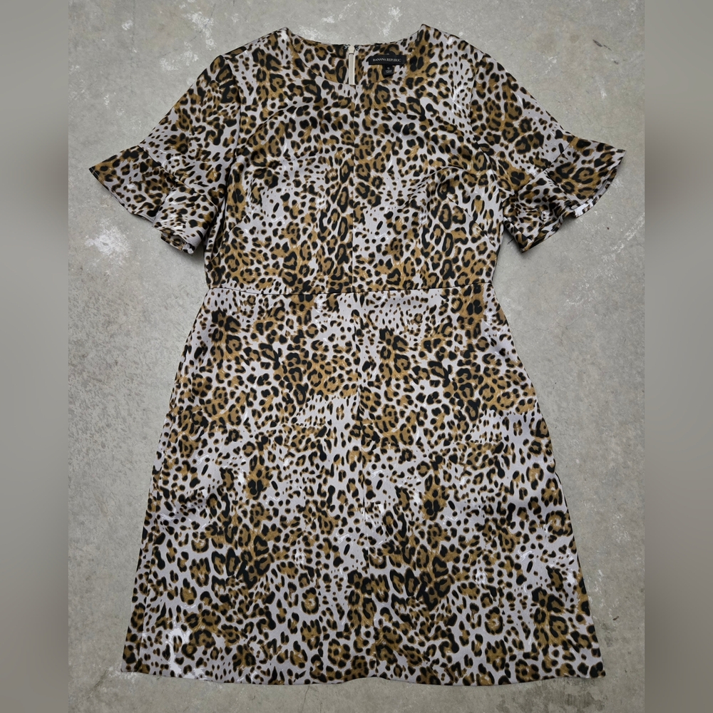 Leopard Print Banana Republic Dress